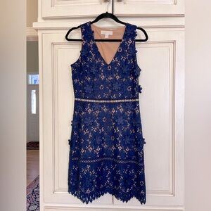 Michael Kors floral appliqué dress